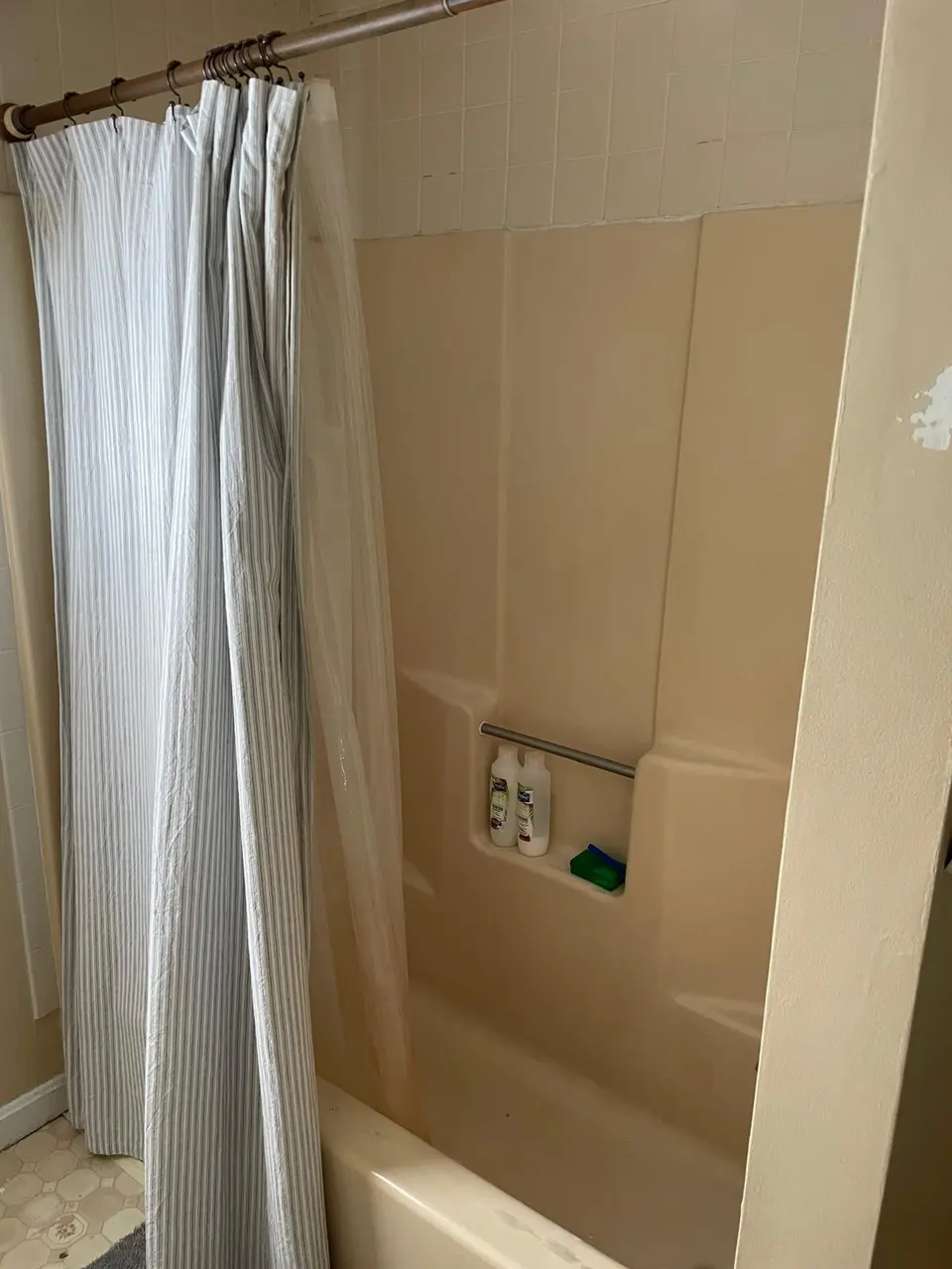 Cape Cod bathroom photographed before renovation by COSTA LVM Home Service